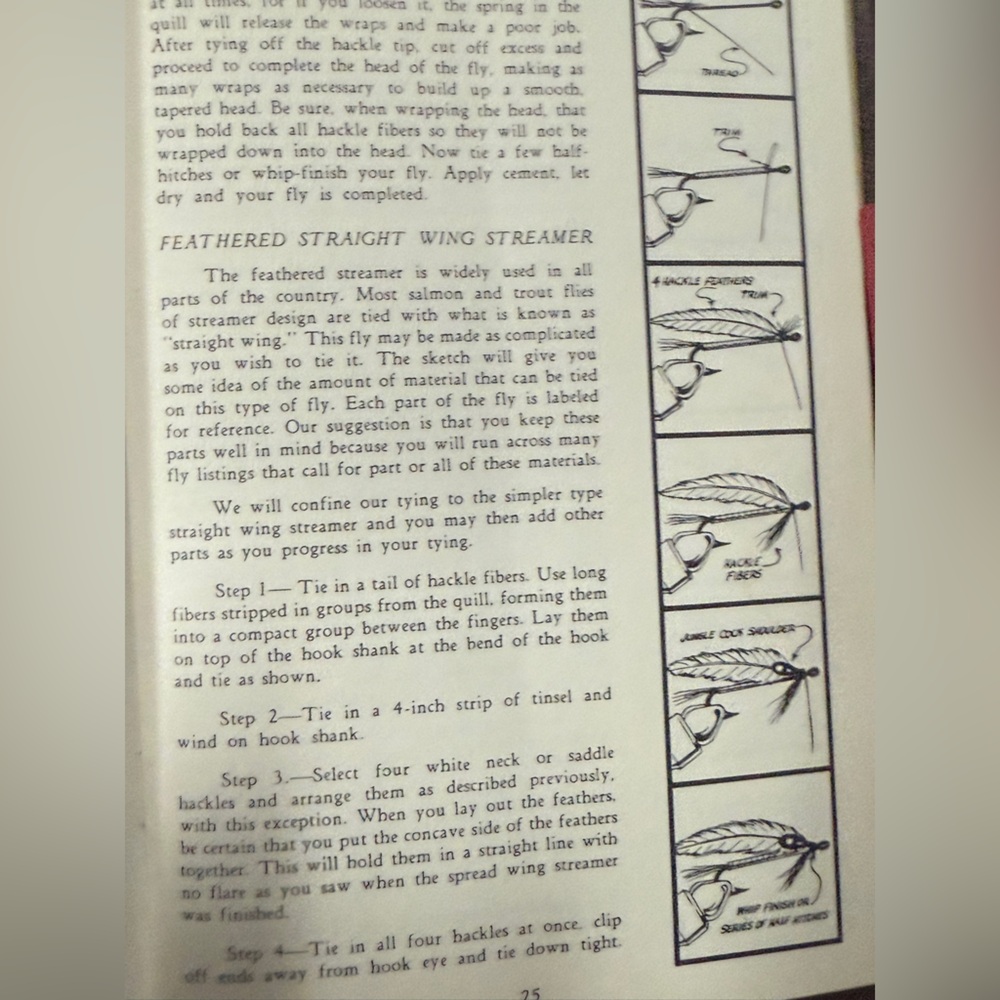 Vintage Fly Fishing Handbook: Practical Flies And Their Construction 1966 - Picture 6 of 8